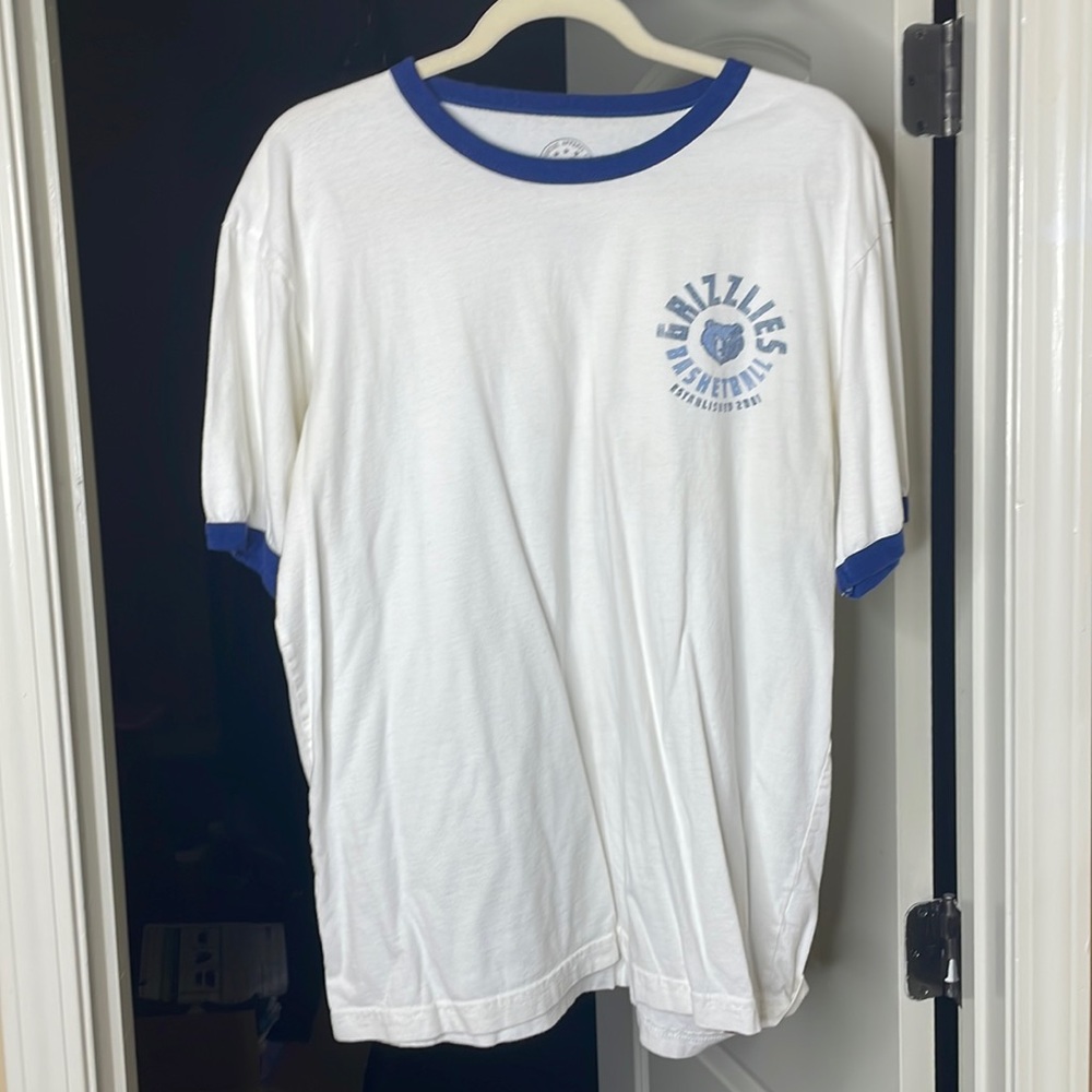 White Medium Memphis Grizz Fan T-Shirt